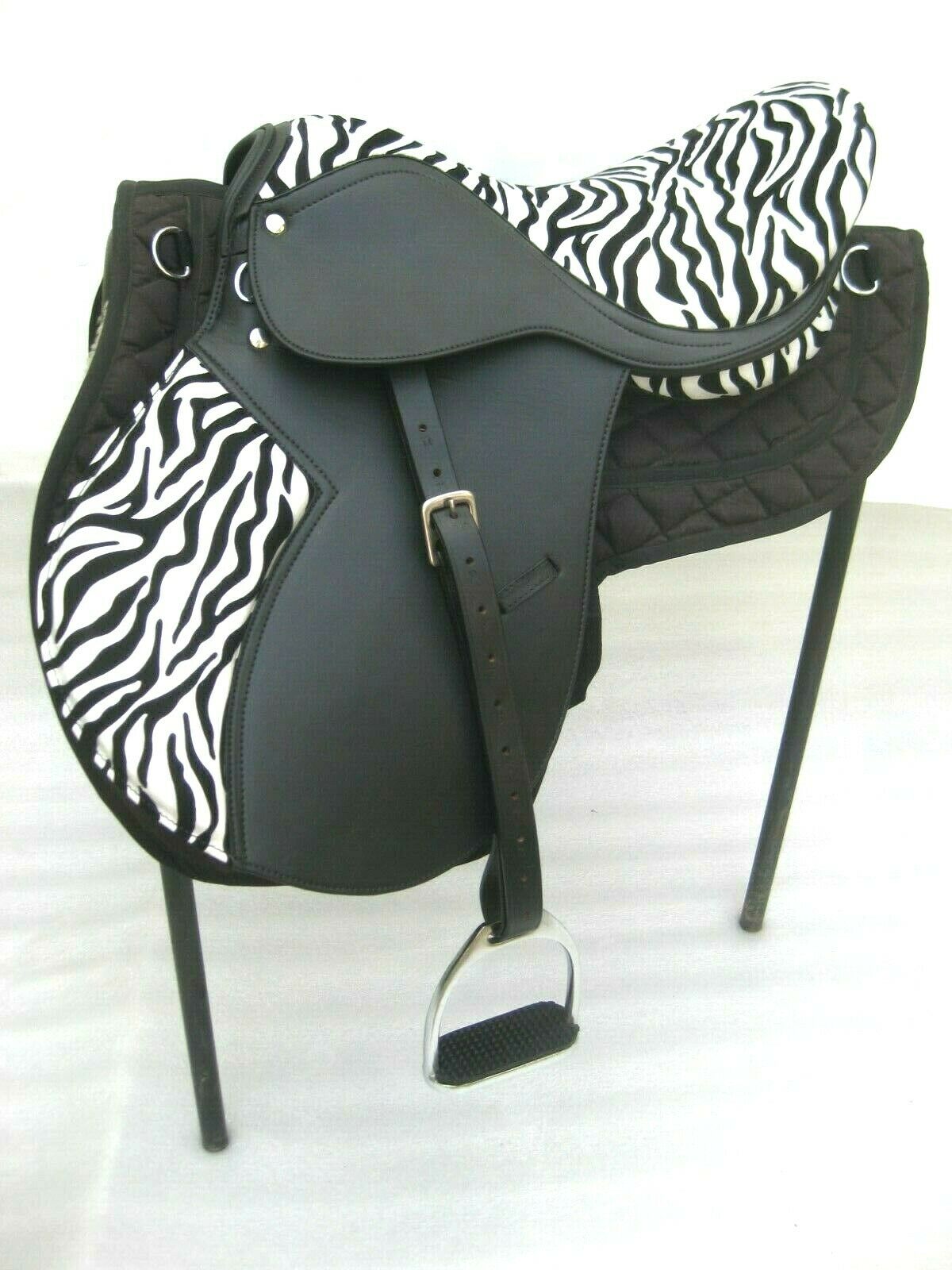 Zebra Print Saddles